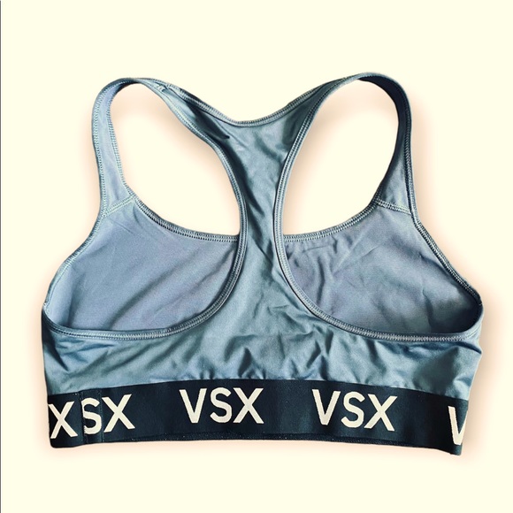 New VSX Victoria’s Secret The Player Sports Bra Dark Gray Size Large - Picture 2 of 7